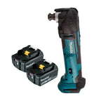 Makita 18V LXT Cordless Multi-Tool Bundle – DTM51Z with Twin 5.0Ah Li-Ion Batteries